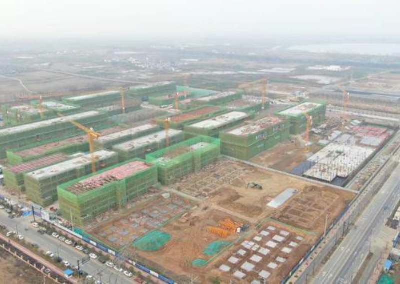 食品產業(yè)園一期啟動區(qū)項目已完成，總建筑面積16.6萬平米