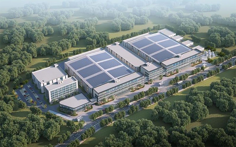 云和首條晶圓產(chǎn)線主廠房封頂，百億級“芯”引擎全面加速！